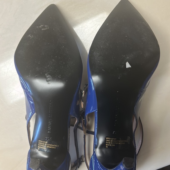 Blue patent heels - Picture 3 of 6